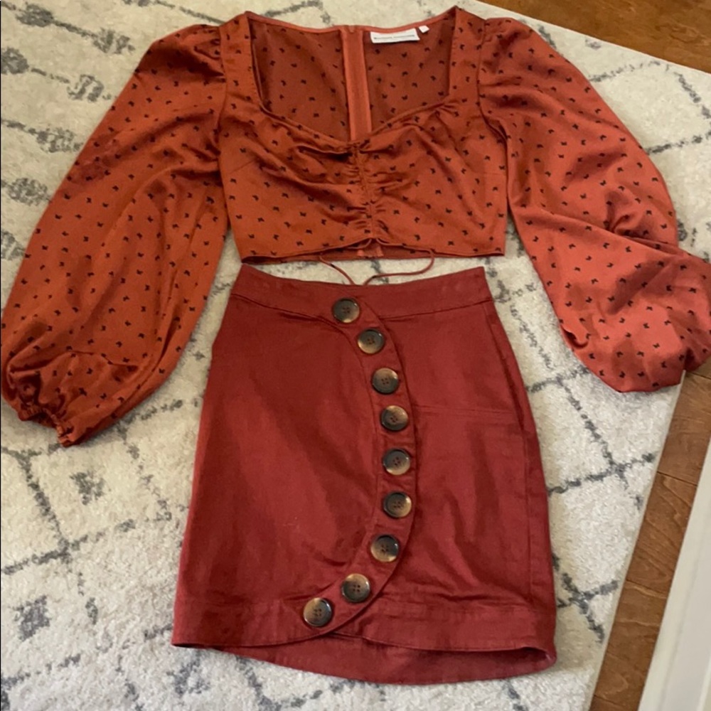 Rust mini butterfly top finders keepers set